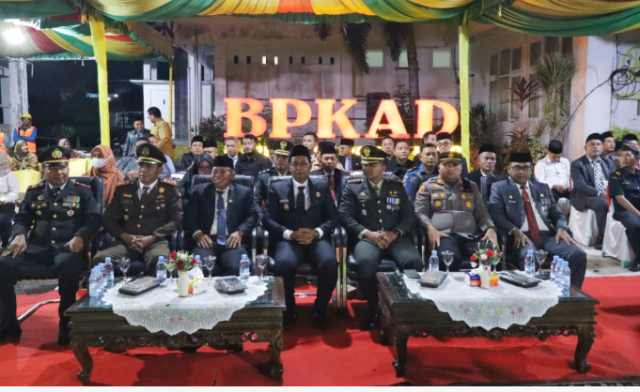 Wabup Rohil Jadi Inspektur Pawai Obor Malam Taptu