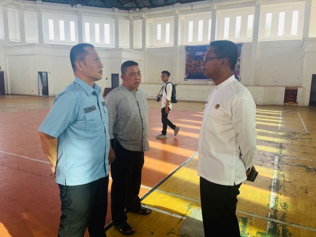 Wakil Bupati Rokan Hilir Jhony Charles Tinjau Persiapan Lomba LKBB Duta Pancasila Dalam Rangka Hari Pahlawan 2025