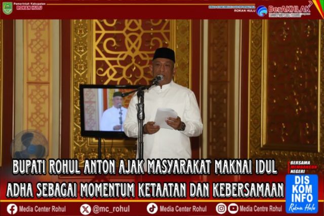 Maknai Idul Adha Sebagai Momentum Ketaatan dan Kebersamaan, Bupati Anton Ajak Masyarakat Bersatu